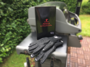 Grillhandschuhe hitzebeständig mit Silikon-Punkten